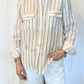 Camicia in lino a righe