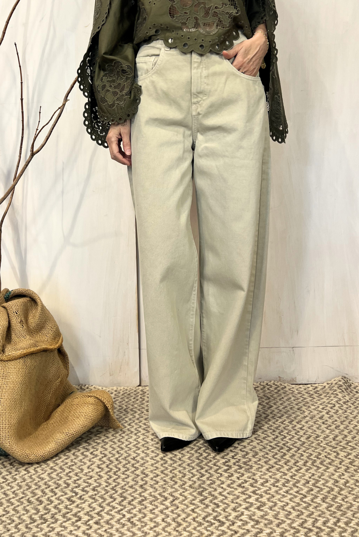 Jeans Poppy a palazzo