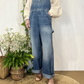 Salopette over in denim