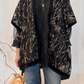 Kimono in viscosa devoré