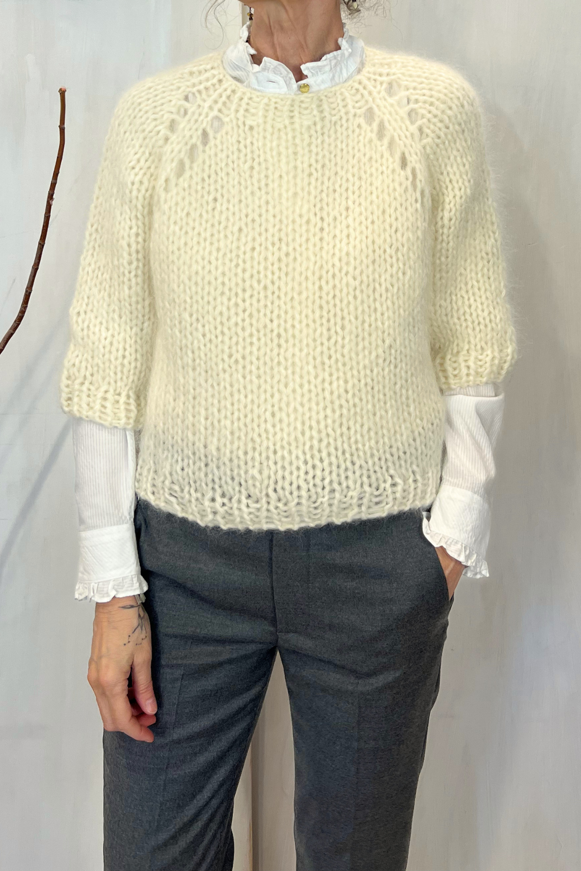 Maglia in mohair