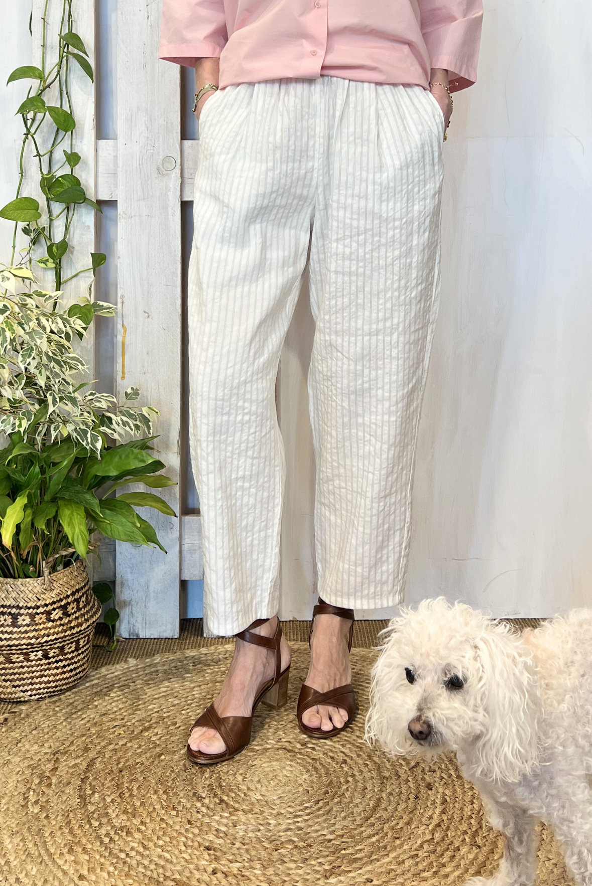 Pantalone con pinces