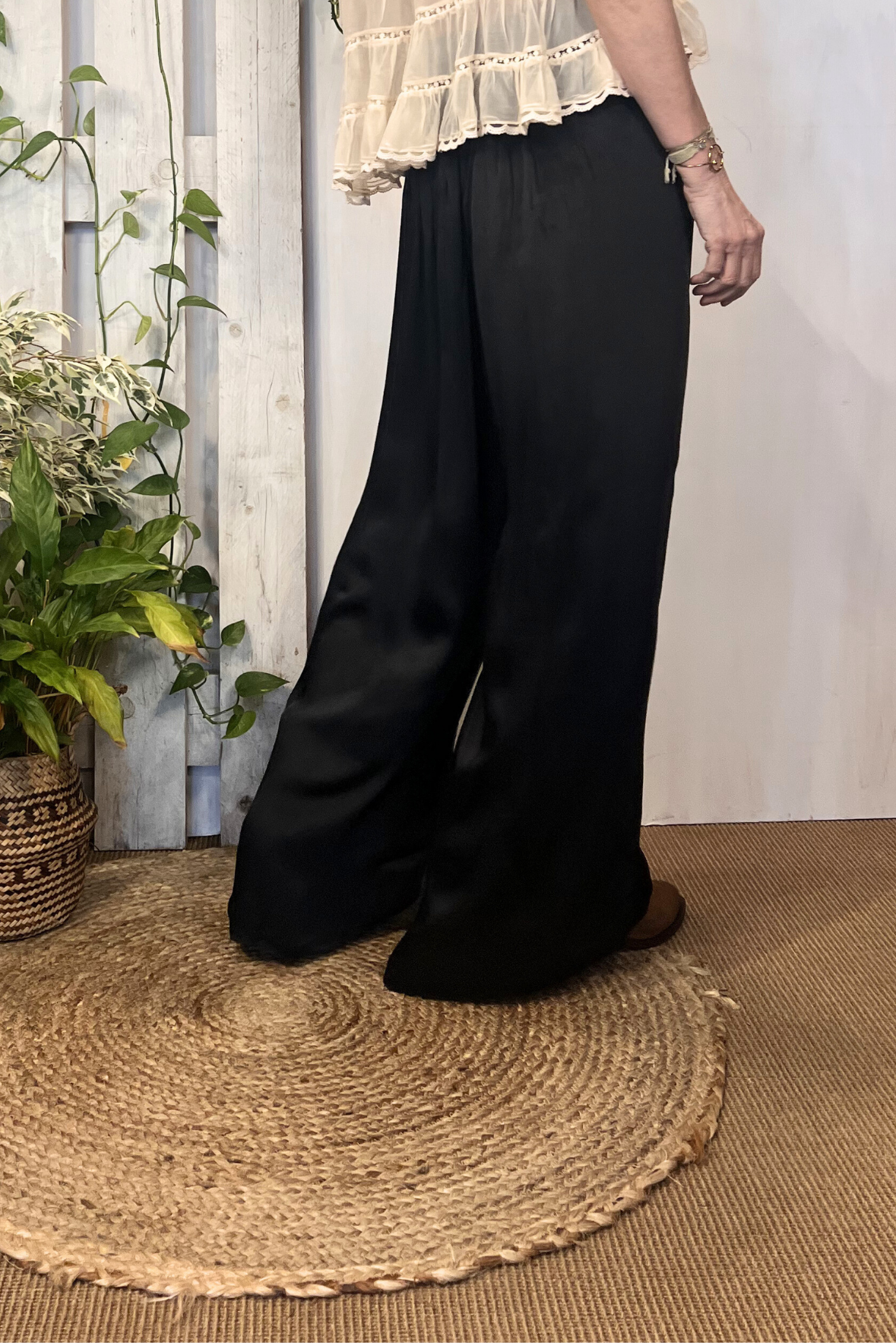 Pantalone palazzo in viscosa