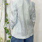 Blazer a righe in lino