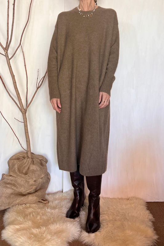 Abito lungo in maglia