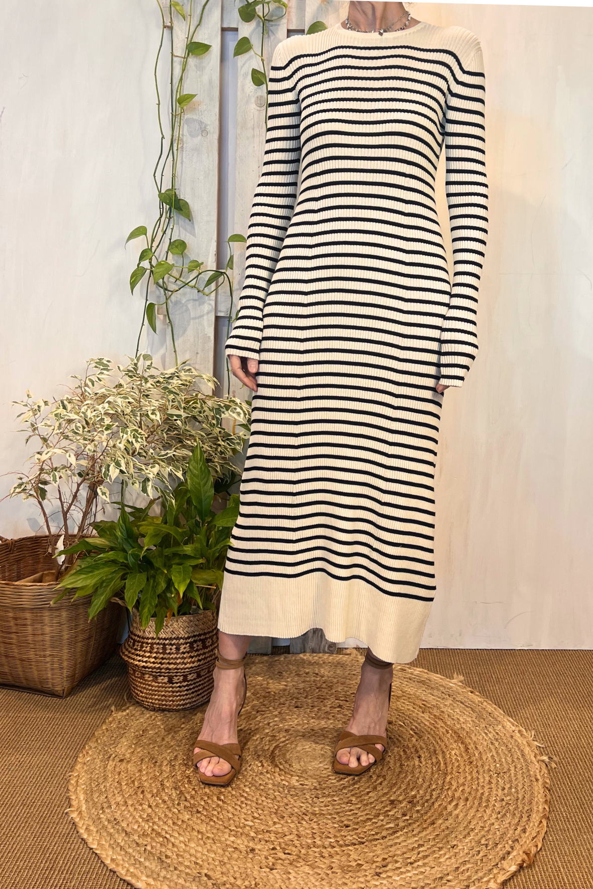 Abito in maglia tricot