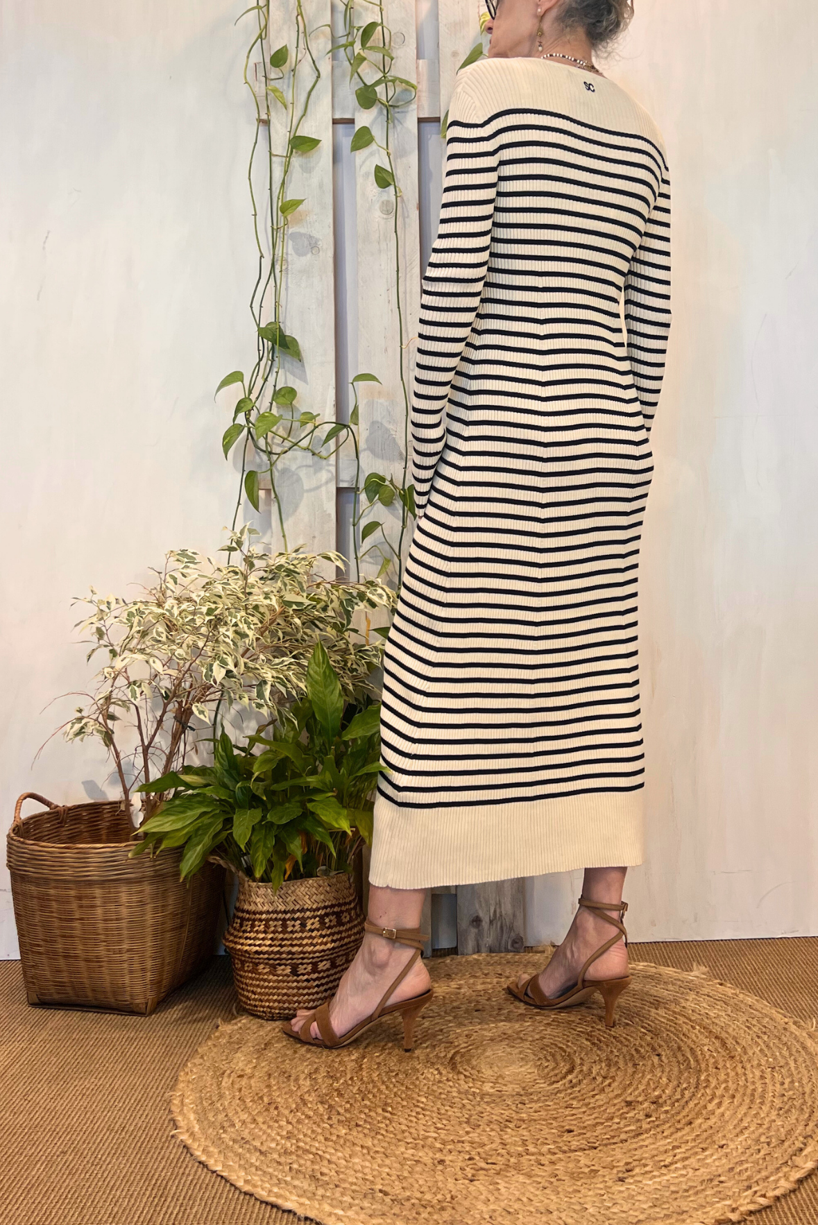 Abito in maglia tricot