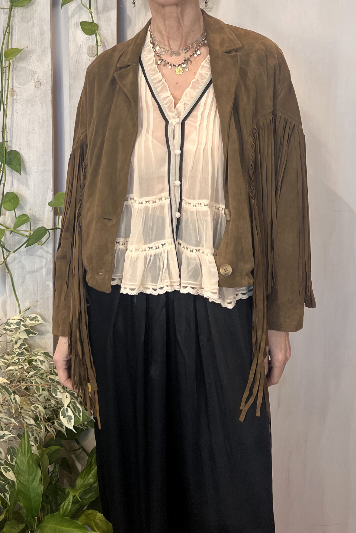 Giubbotto con frange