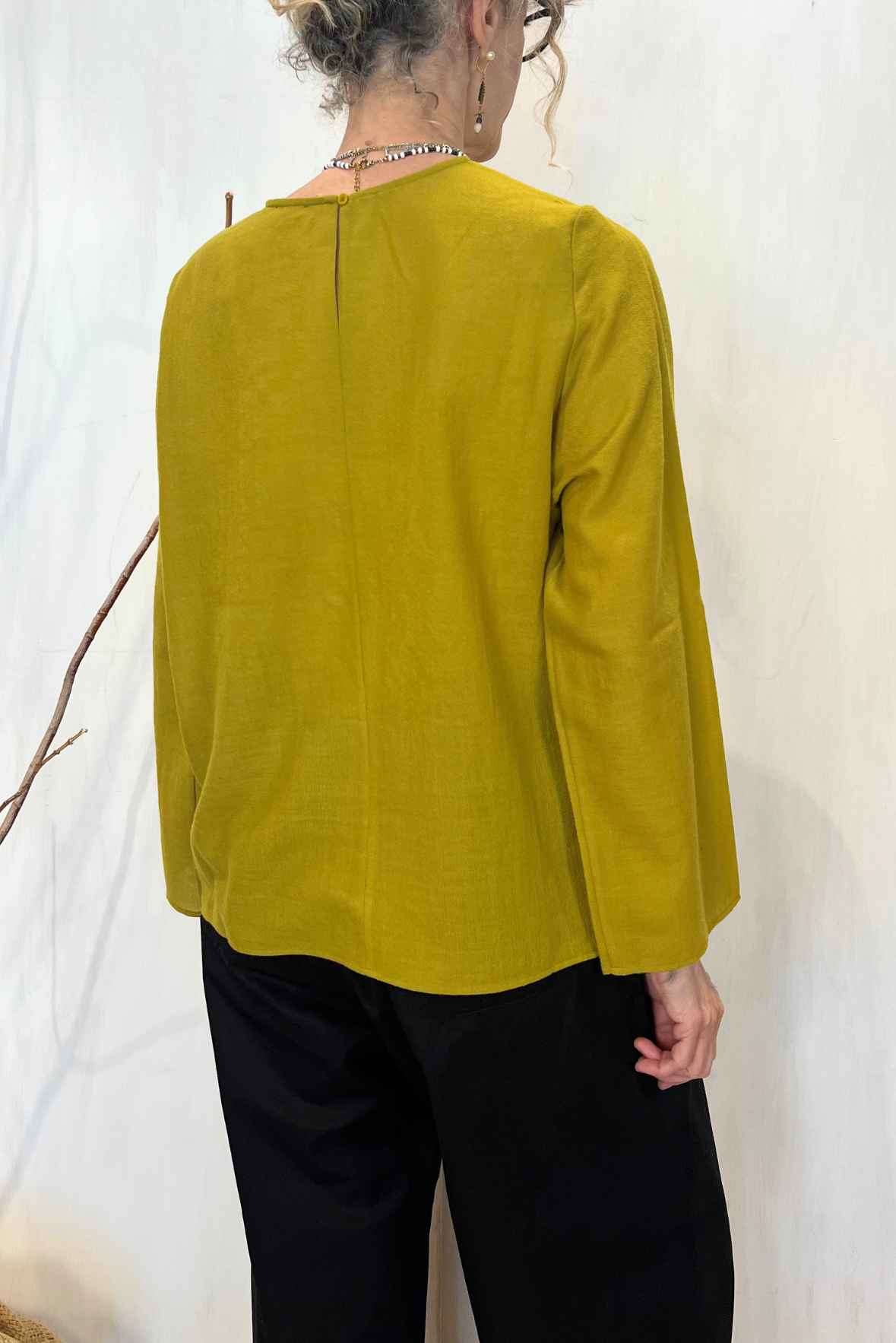 Top in lana vergine