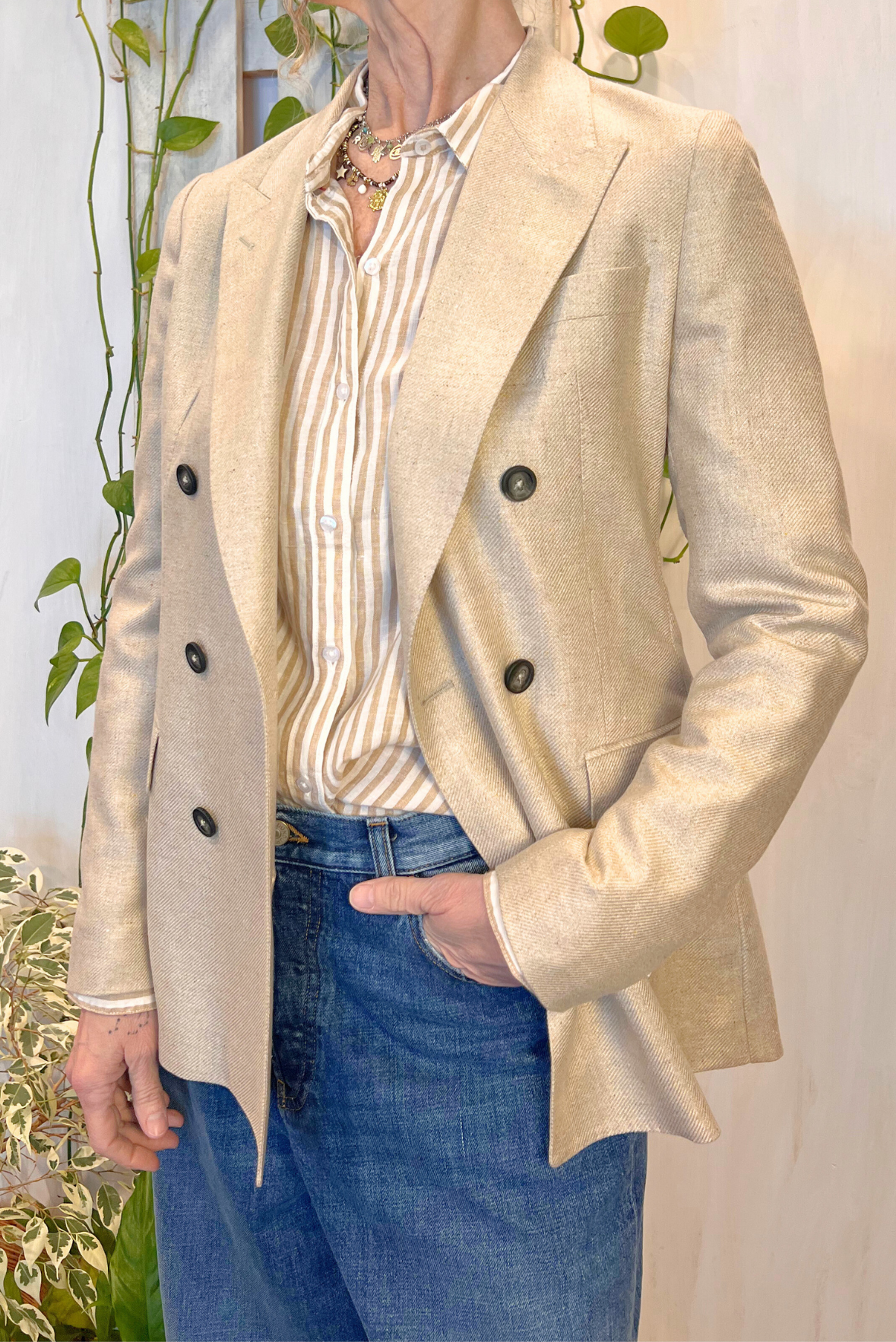 Blazer J-Parigi in seta