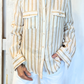 Camicia in lino a righe