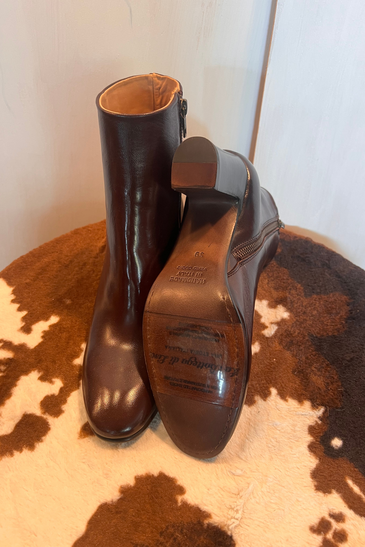 Stivaletto in pelle