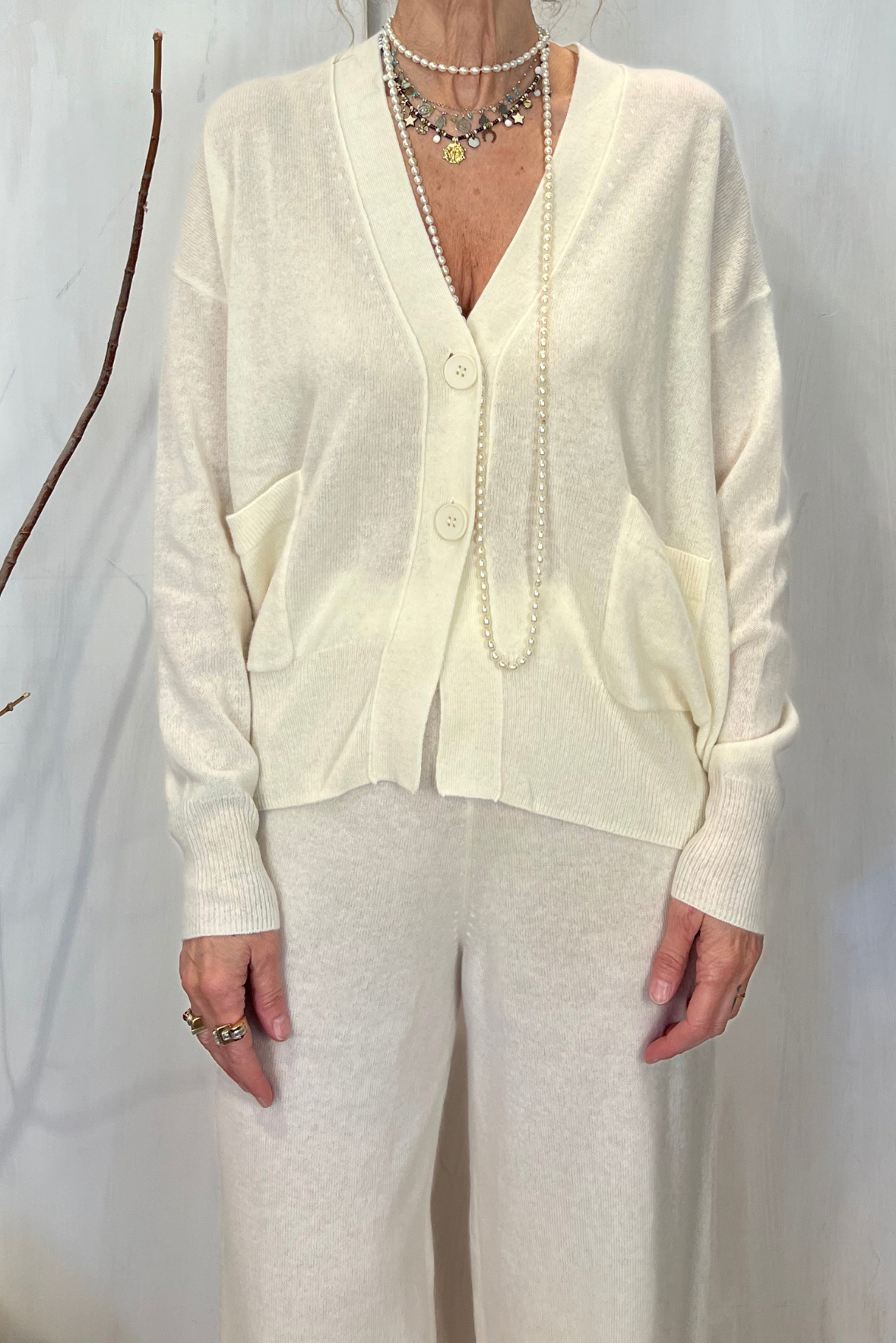 Cardigan in cashmere