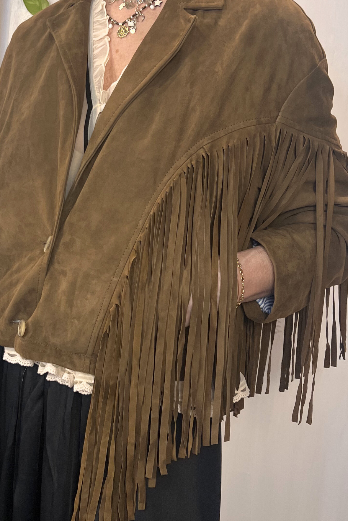 Giubbotto con frange