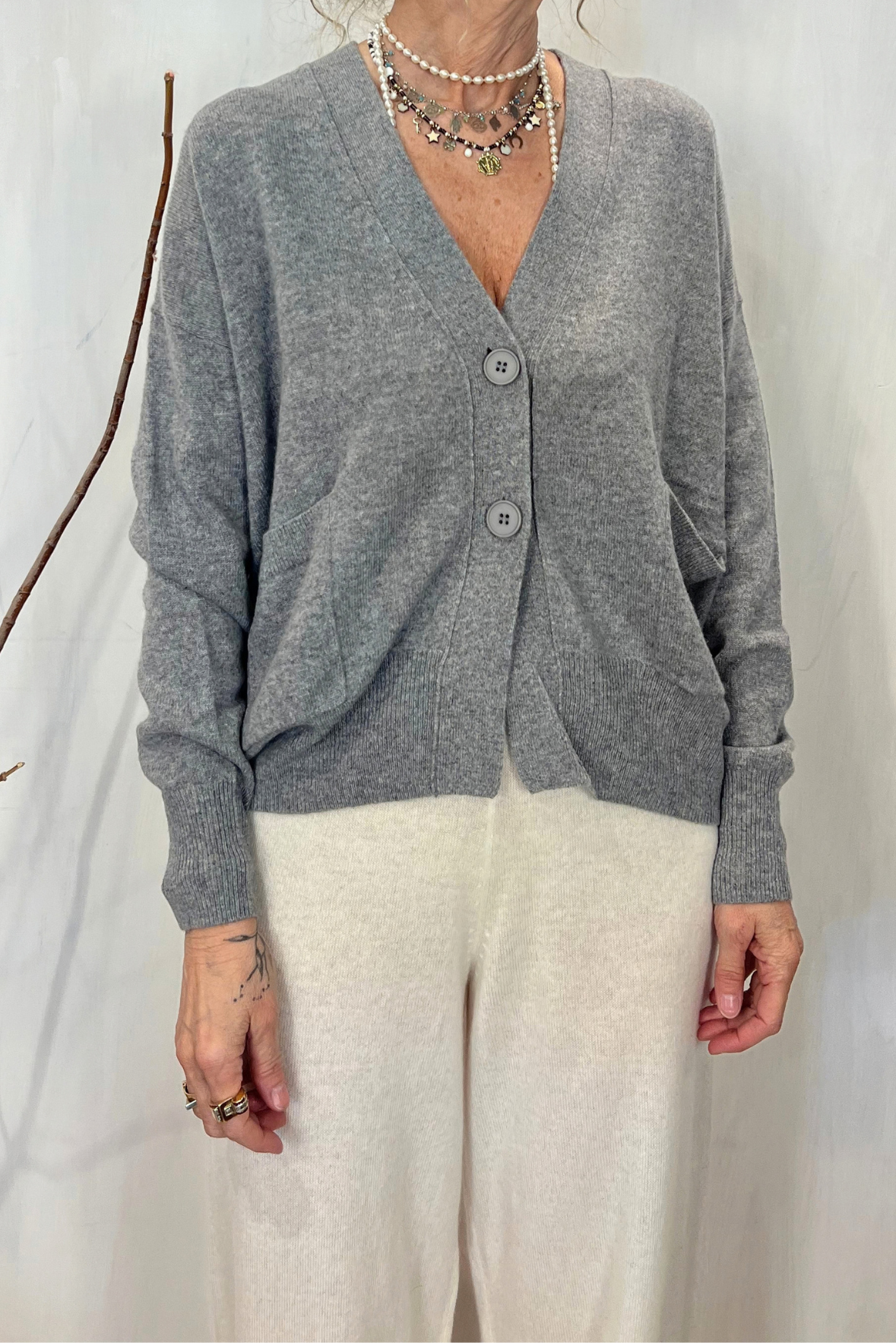 Cardigan in cashmere