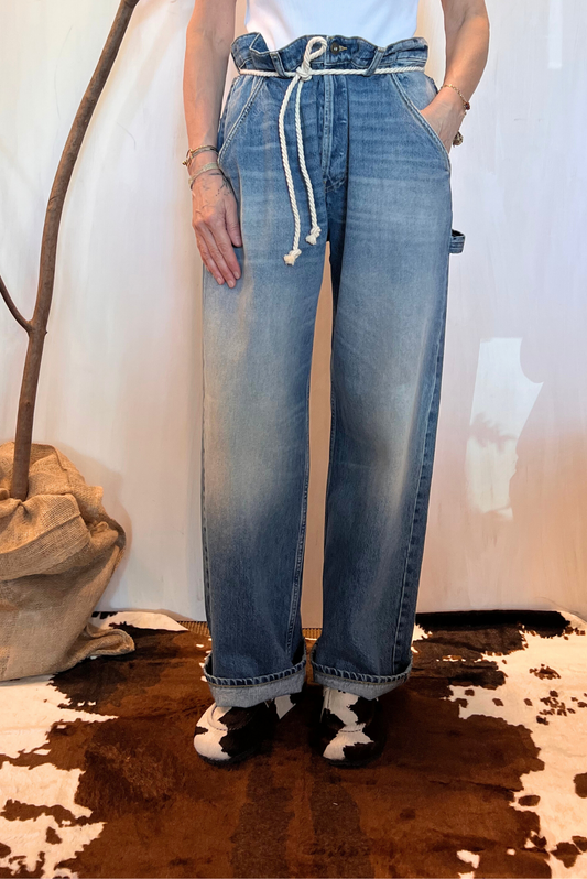 Jeans carpenter con cintura