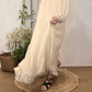 Maxi abito in crepe di viscosa