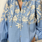 Camicia con ricami