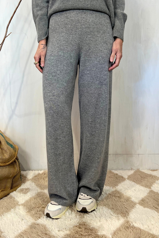 Pantalone palazzo in cachmere