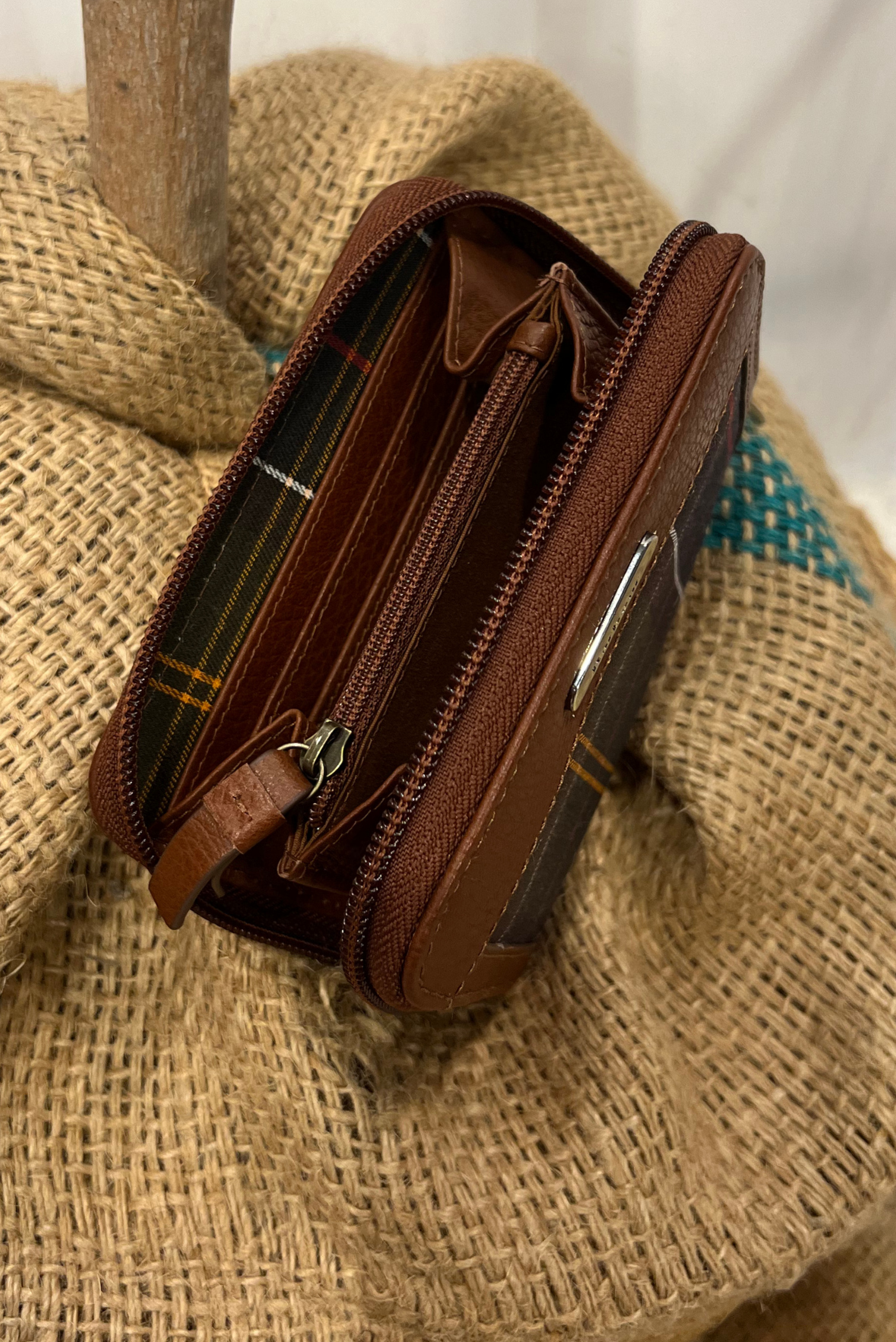 Portafoglio Daphne tartan