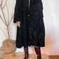 Cappotto over in lana effetto pelliccia