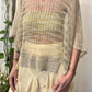 Top in maglia traforato