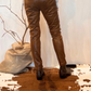 Leggings in ecopelle