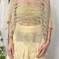 Top in maglia traforato
