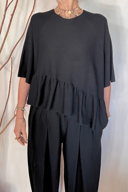 Maglia con rouches