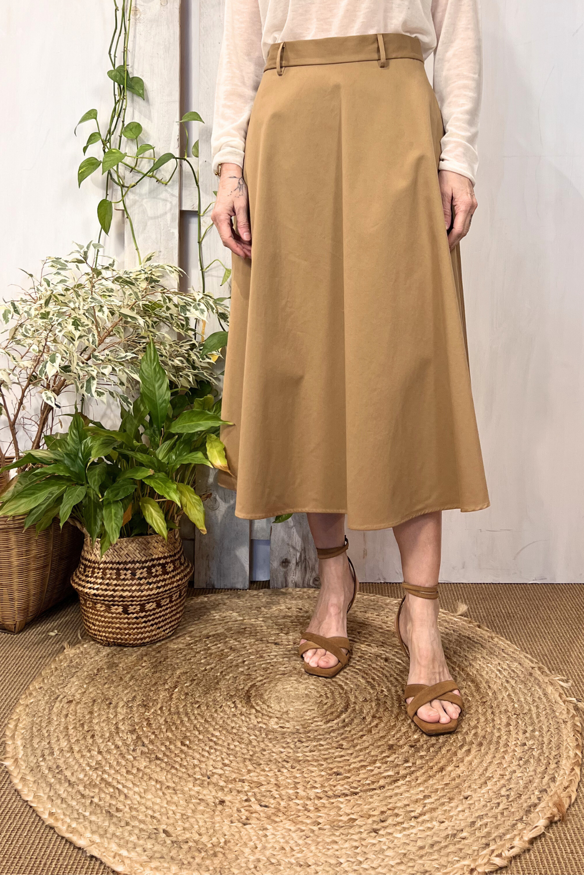 Gonna in tela pesante