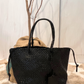 Shopper Bazika in pelle intrecciata