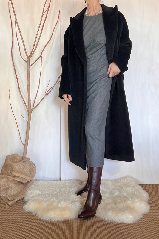 Cappotto over in alpaca