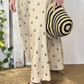 Cappello crochet a righe