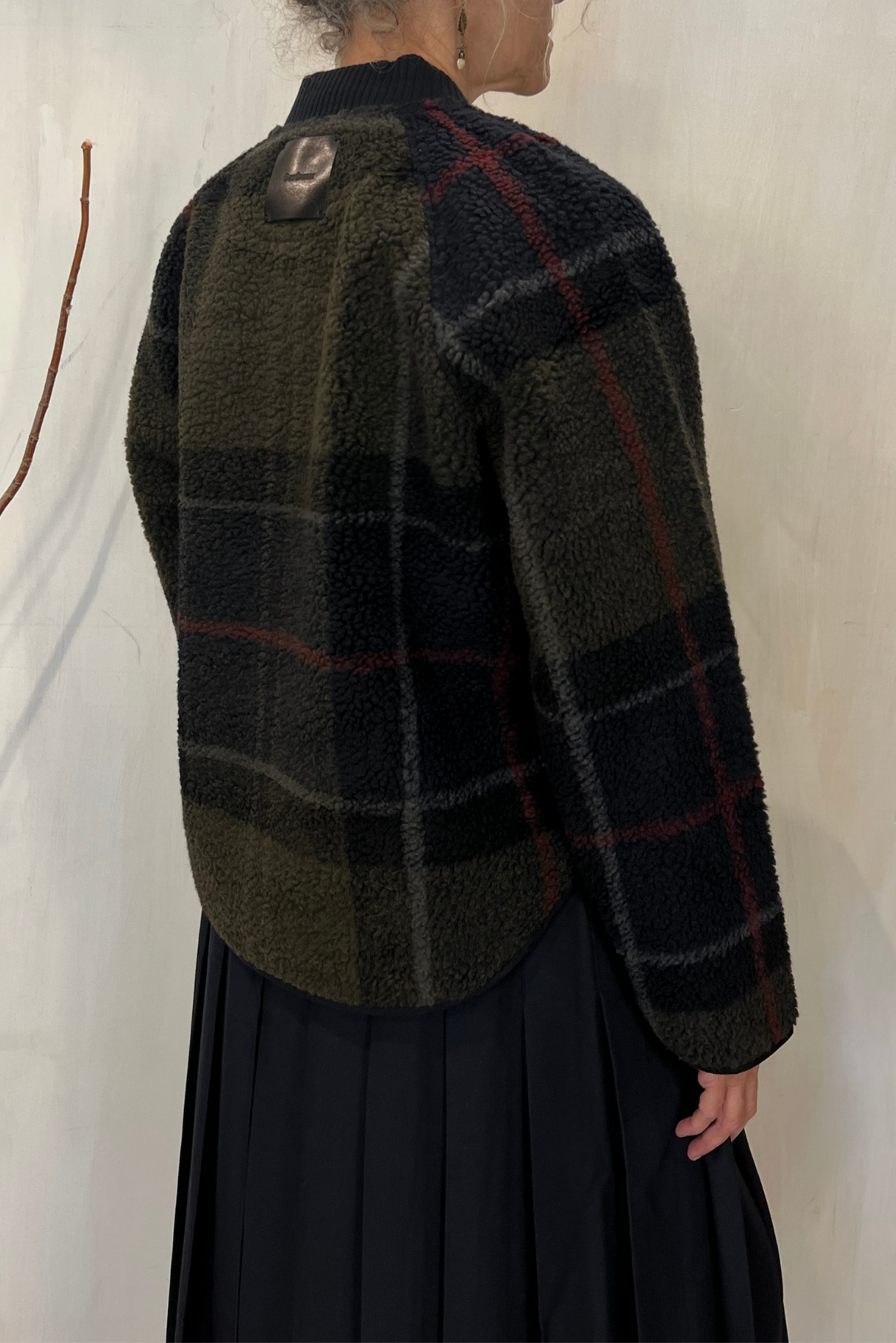 Bomber orsetto tartan