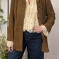 Blazer scamosciato
