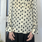 Camicia a pois misto seta