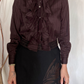 Camicia con rouches