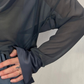 Top drappeggiato misto seta