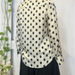 Camicia a pois misto seta