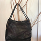 Borsa shopper con borchiette