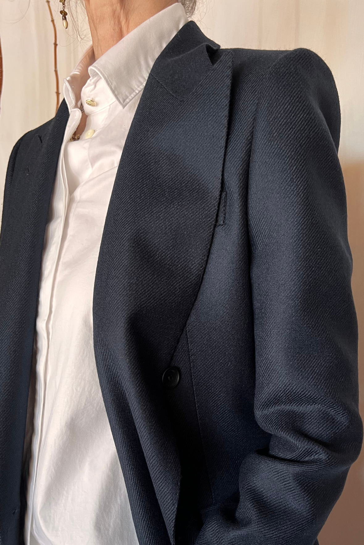 Blazer in lana a doppiopetto