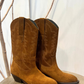 Texano alto in pelle