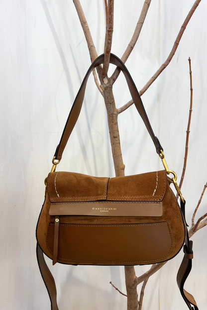 Borsa Helena in pelle scamosciata