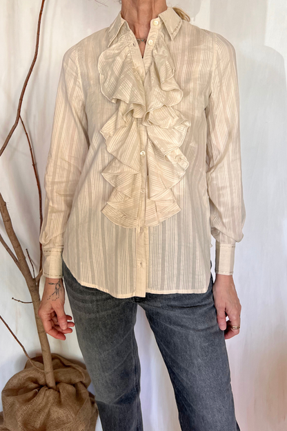 Camicia con rouches