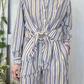 Camicia over a righe