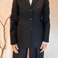 Blazer sfiancato misto lana