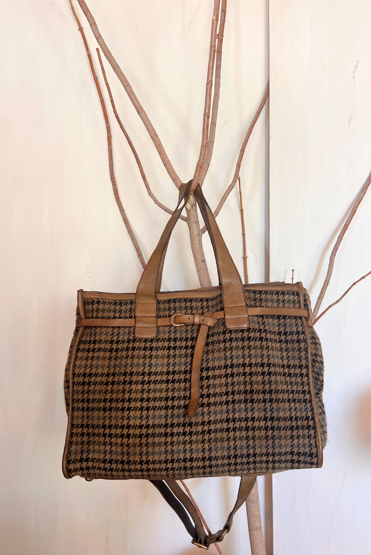 Shopper pied de poule