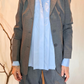 Blazer sfiancato misto lana