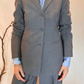 Blazer sfiancato misto lana
