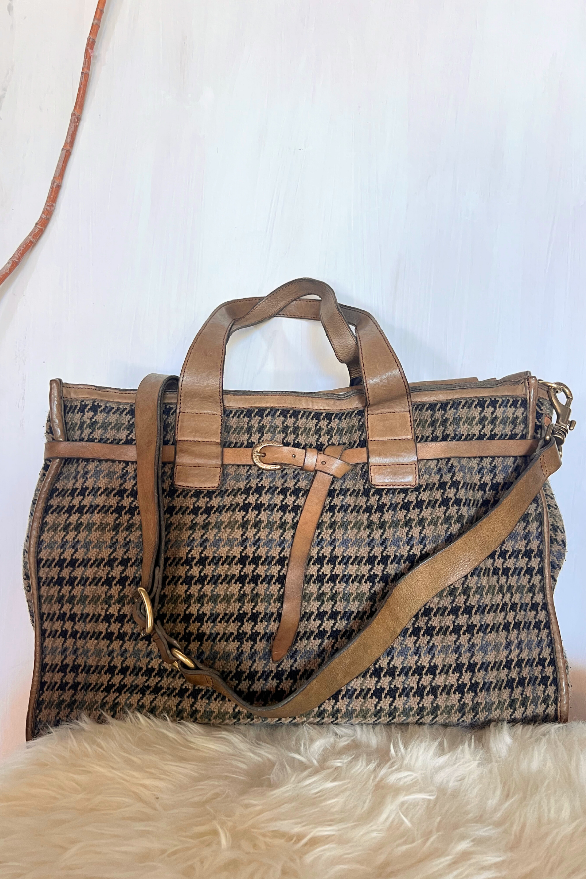 Shopper pied de poule